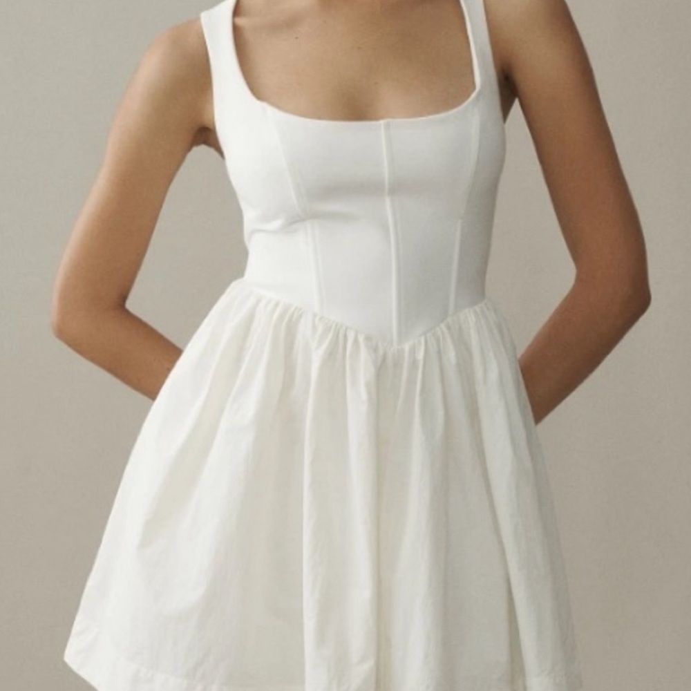 BHLDN White Mini Dress